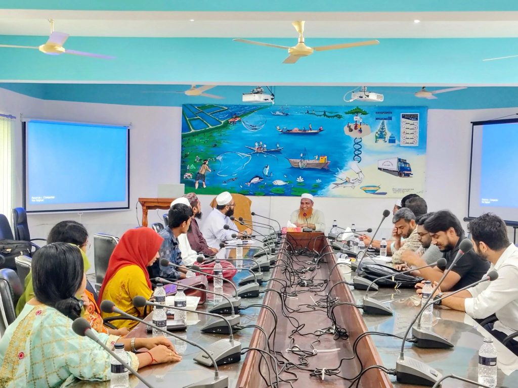 The Laboratory of Fish Ecophysiology recently hosted inaugural PhD seminars for Md. Mokhlasur Rahman and Md. Shafiul Alam under Prof. Dr. Md. Shahjahan.